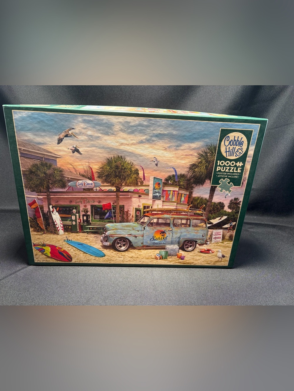 Cobb Hill by New Balance Vintage Surf Station Puzzle – Teal, Blue, Tan